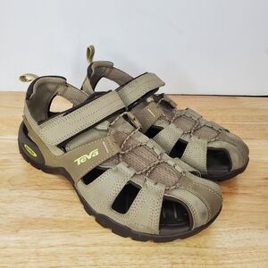 Teva Sandals Shoes Womens Size 9 Shocpad Fisherman Style Tan Outdoor